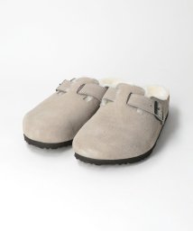 green label relaxing(グリーンレーベルリラクシング)/＜BIRKENSTOCK＞BOSTON SHEARLING サンダル/LTGRAY