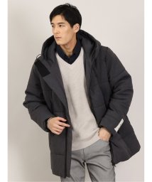 TAKA-Q(タカキュー)/WOOLEN TEC+ON 中綿ハーフブルゾン メンズ ブルゾン ライトアウター コート ビジネス カジュアル アウター 通勤 仕事 厚手 薄手 軽い 軽量/グレー