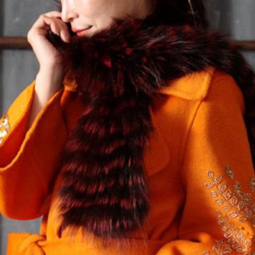 BALENCIAGA バレンシアガ レオパード フォックスファー きやすい カー  