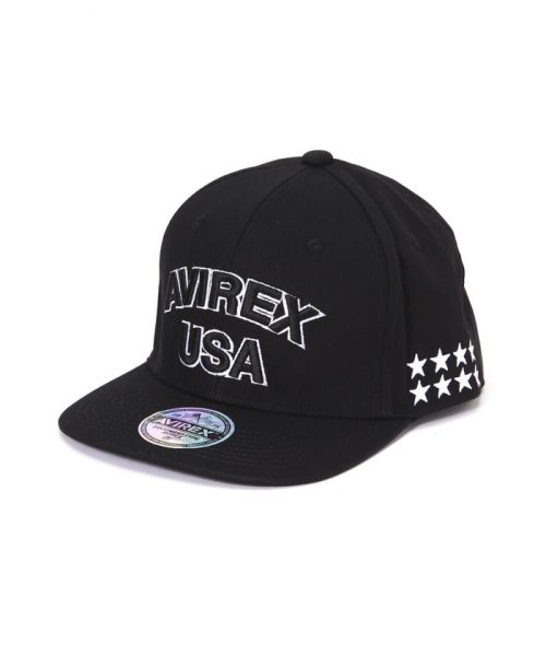 AVIREX(AVIREX)/BB CAP AVIREX USA /ベースボールキャップ AVIREX USA/ブラック