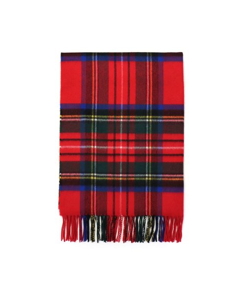 【日本正規品】ジョンストンズ オブ エルガン ストール Johnstons of Elgin タータンチェックストール カシミヤ100％ 大判 WA000056 