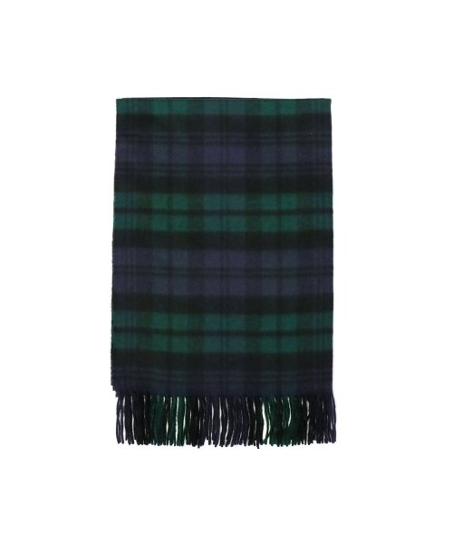 【日本正規品】ジョンストンズ オブ エルガン ストール Johnstons of Elgin タータンチェックストール カシミヤ100％ 大判 WA000056 
