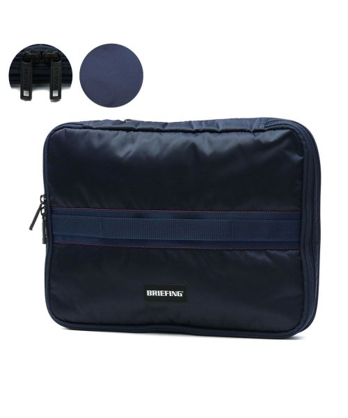 BRIEFING GOLF(ブリーフィング ゴルフ)/【日本正規品】ブリーフィング ゴルフ ポーチ BRIEFING GOLF EXPAND POUCH M ECO TWILL ナイロン 抗菌 BRG223G55/ネイビー