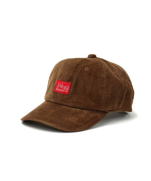 Manhattan Portage(マンハッタンポーテージ)/【日本正規品】 マンハッタンポーテージ キャップ Manhattan Portage 6Panel Cap コーデュロイ コットン 帽子 深め ロゴ MP085/ブラウン