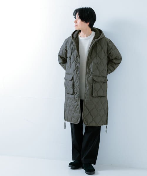 ITEMS URBANRESEARCH(アイテムズアーバンリサーチ（メンズ）)/TAION　MILITARY HOOD DOWN COAT/CHA