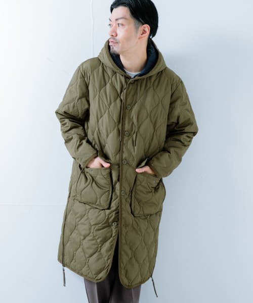 ITEMS URBANRESEARCH(アイテムズアーバンリサーチ（メンズ）)/TAION　MILITARY HOOD DOWN COAT/D.OLV