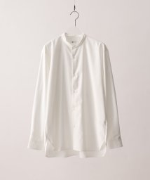 tk.TAKEO KIKUCHI(ティーケー　タケオキクチ)/TRバンドカラーシャツ/ホワイト（001）