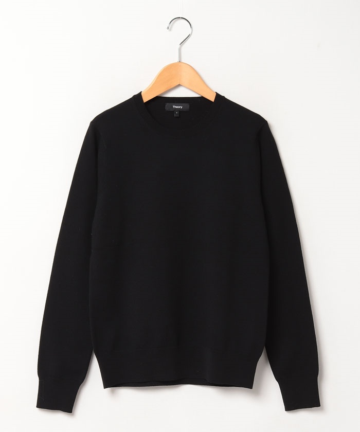 Theory 2022AWニットWool Tech PO Crew P Neck