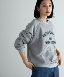 marjour(マージュール)/UK LOGO SWEAT/グレー