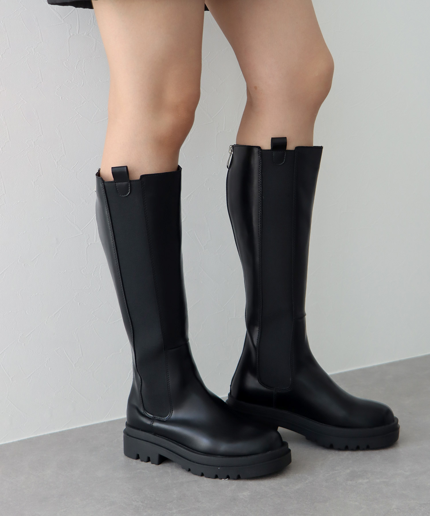 サイドゴア ロングブーツの人気商品・通販・価格比較 - 価格.com
