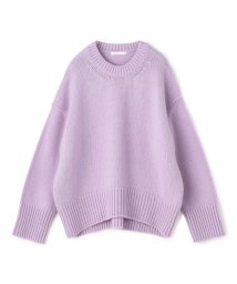GALERIE VIE(GALERIE VIE)/ファインウール クルーネックプルオーバー/73ライトパープル