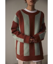 BLACK BY MOUSSY/stripe knit tops/505027617