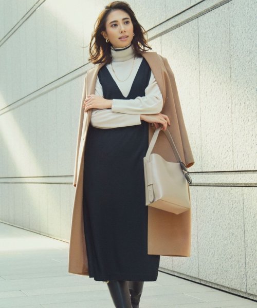 【CLASSY.12月号掲載】ロロピアーナ スーパー ウール チェスターコート 