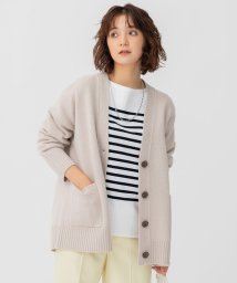 NIJYUSANKU（LARGE SIZE）(２３区（大きいサイズ）)/【CLASSY.1月号掲載】ウールカシミヤブレンド カーディガン/ベージュ系