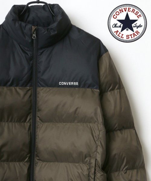 LAZAR(ラザル)/【Lazar】CONVERSE/コンバース FIBER DOWN JACKET/ファイバーダウンジャケット/カーキ