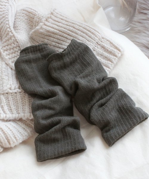 CARIAGGIアームウォーマー・レッグウォーマーセット/カーキ 取り替える 