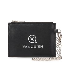 VANQUISH(ヴァンキッシュ　バッグ)/スムースチェーンストラップ財布/BLK