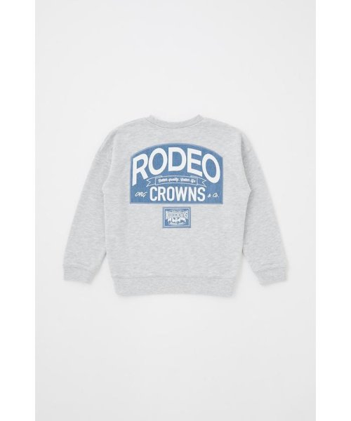 RODEO CROWNS WIDE BOWL(ロデオクラウンズワイドボウル)/キッズArch Logoスウェットトップス/L/T.GRY1