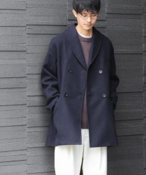 URBAN RESEARCH DOORS(アーバンリサーチドアーズ)/FORK&SPOON　ショールカラーPコート/NAVY