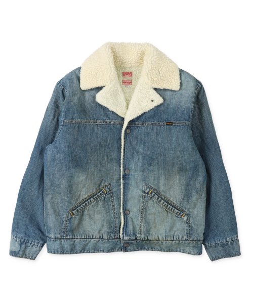 デニムダンガリー DENIM DUNGAREE 8ozデニム ボア ジャケット 
