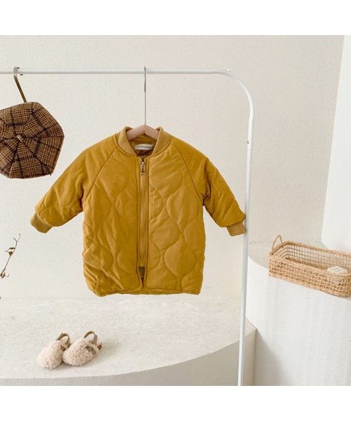 中綿 アウター キッズ キルティング ロング コート 防寒 韓国子供服 男の子 女の子 クララキッズ Clarah Kids Magaseek