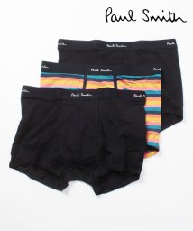 Paul Smith/【PaulSmith / ポールスミス】ボクサーパンツ メンズ アンダーウェア 無地 総柄 ボーダー プレゼント ギフト ロゴ A3PCKQ 3PK 父の日/505019795