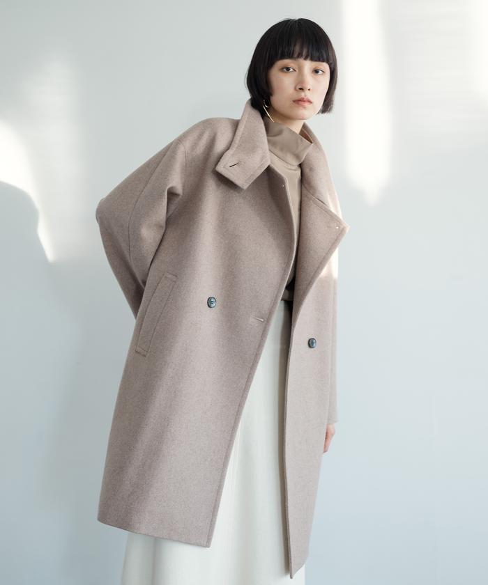 スタンドカラーコート《Super110's Wool》(505039572) | イッツ ...