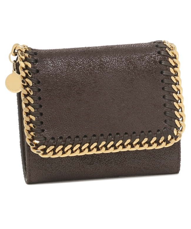 ステラマッカートニー 三つ折り財布 ファラベラ チェーン ミニ財布 ブラウン レディース STELLA McCARTNEY 431000 W9355 2012