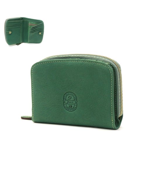 ダコタ 二つ折り財布 Dakota イデーア 本革 コンパクト 軽量 ミニ財布 ファスナー ラウンドファスナー 小銭入れ 0030180 新作 2022 ポケット