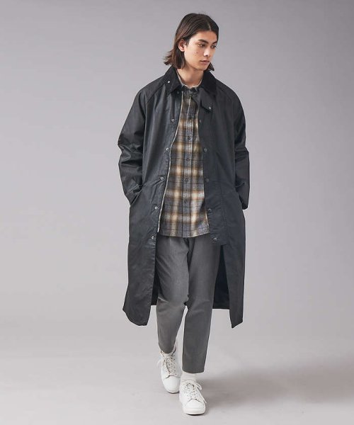 ABAHOUSE(ABAHOUSE)/【BARBOUR / バブアー】  MWX1674OX WAX BURGHLEY/ブラック