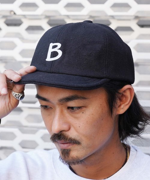 メルトンアンパイアキャップ キャップ メンズ 帽子 ブランド つば 男性用 Cap アンパイア ベースボール ワイヤー入り ジギーズショップ Jiggys Shop Magaseek