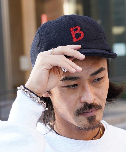 メルトンアンパイアキャップ キャップ メンズ 帽子 ブランド つば 男性用 Cap アンパイア ベースボール ワイヤー入り ジギーズショップ Jiggys Shop Magaseek