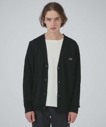 ABAHOUSE(ABAHOUSE)/【LACOSTE】ウール Vネック ニット カーディガン/ブラック