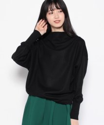 MICA&DEAL(マイカアンドディール)/back knit pullover/BLACK