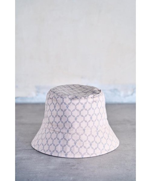 AZUL by moussy(アズールバイマウジー)/MONOGRAM REVERSIBLE BUCKET HAT/L/BEG1