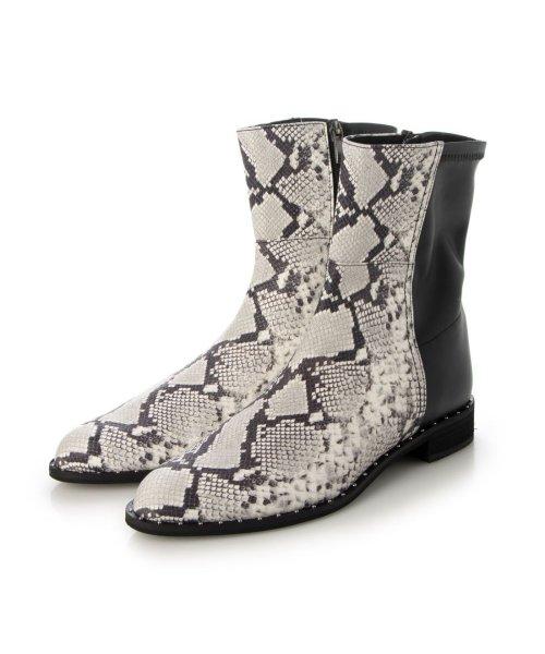 ストレッチショートブーツ ET JACOMO 本革