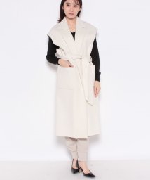MICA&DEAL(マイカアンドディール)/vest coat/OFF WHITE