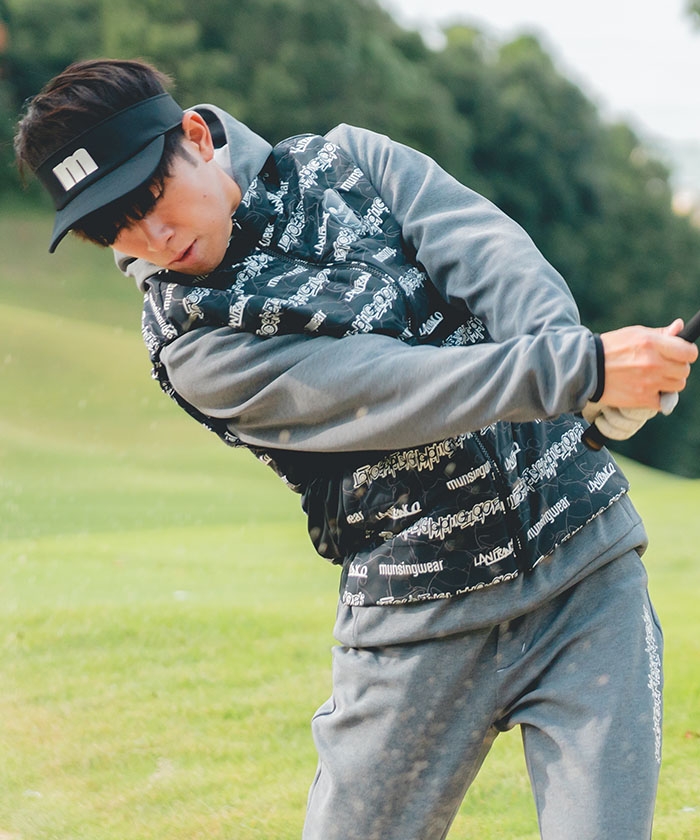 Munsingwear × ラファエル ランフランコ ゴルフウェア 中綿 ベスト Munsingwear × ラファエル ランフランコ ゴルフウェア 中綿 ベスト