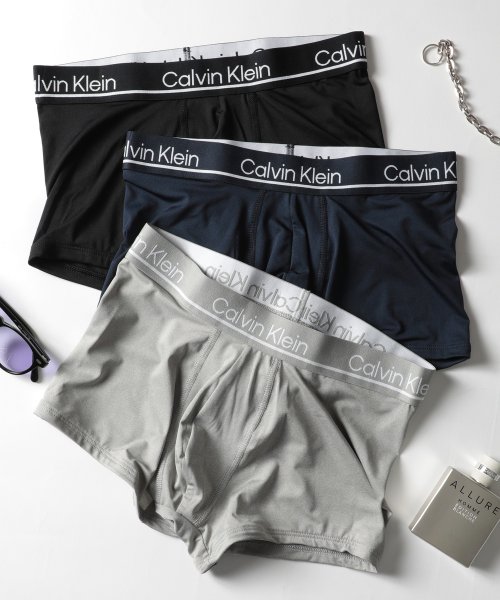 Calvin Klein(カルバンクライン)/【CALVIN KLEIN / カルバンクライン】NP2443O 3PK ボクサー パンツ 3枚セット/マルチ1