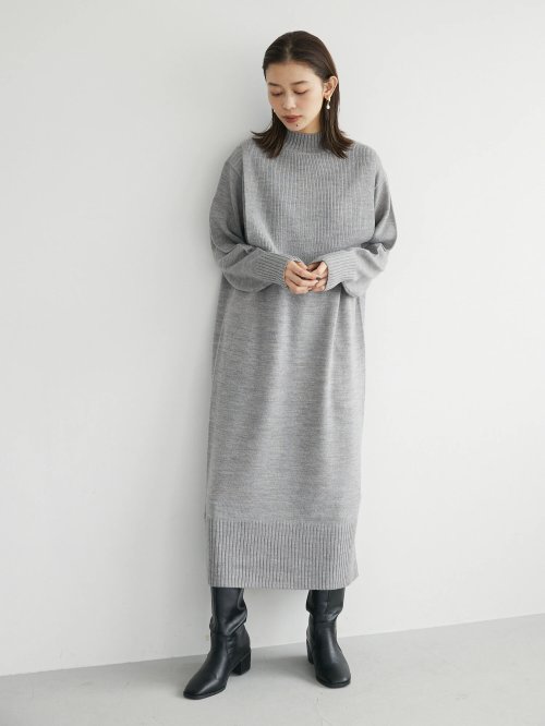 セール Set2点ニットベスト ニットワンピース グリーンパークス Green Parks Magaseek