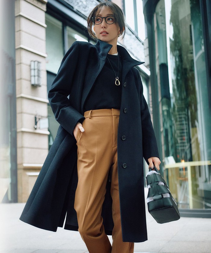 23区　ウールギャバジンボタンレス　トレンチコート　綾瀬はるか 23区 ウールギャバジンボタンレス トレンチコート 綾瀬はるか