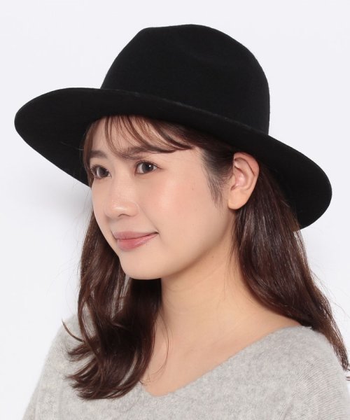 BAYCREW'S GROUP LADIES OUTLET(ベイクルーズグループアウトレットレディース)/ツバヒロフェルトHAT2/ブラック