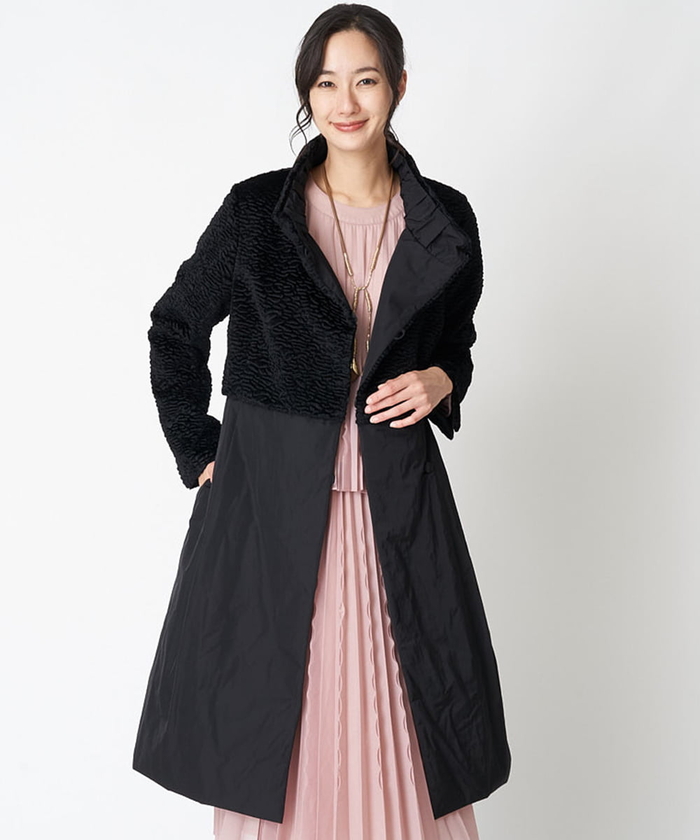 HIROKO BIS ブラックコート - www.polkadotkenya.com