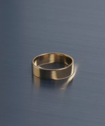 MAISON mou(メゾンムー)/【YArKA/ヤーカ】silver925 5mm plane ring [pwo]/シルバー925 5ミリプレーンリング/ゴールド