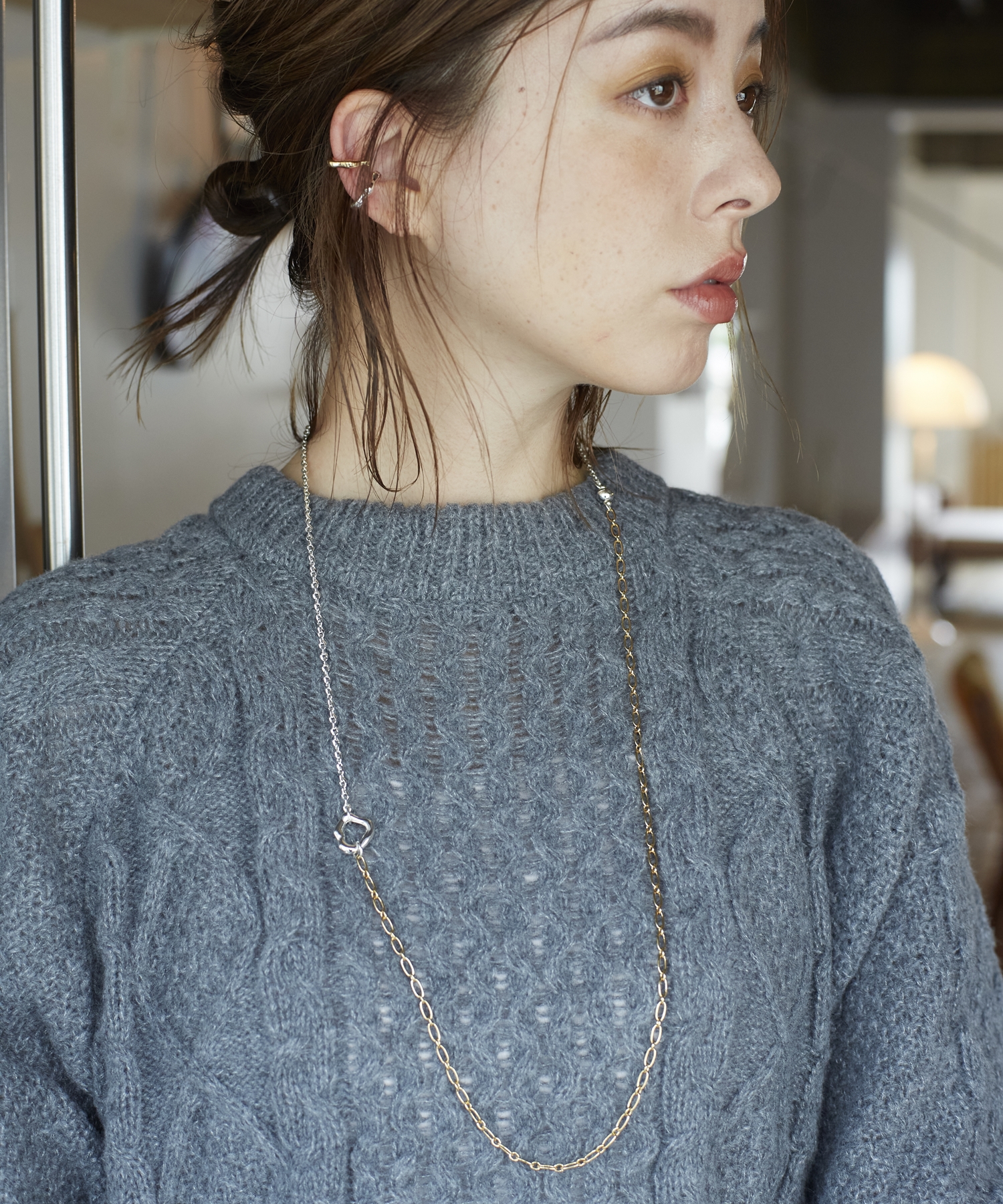 DoubleChain Necklace(505023413) | ナッシングアンドアザース(nothing