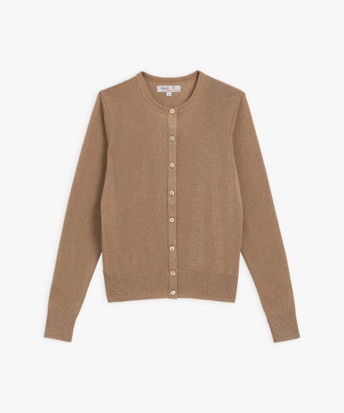 agnes b. FEMME OUTLET(アニエスベー　ファム　アウトレット)/【Outlet】 JHY6 CARDIGAN カーディガン/ゴールド