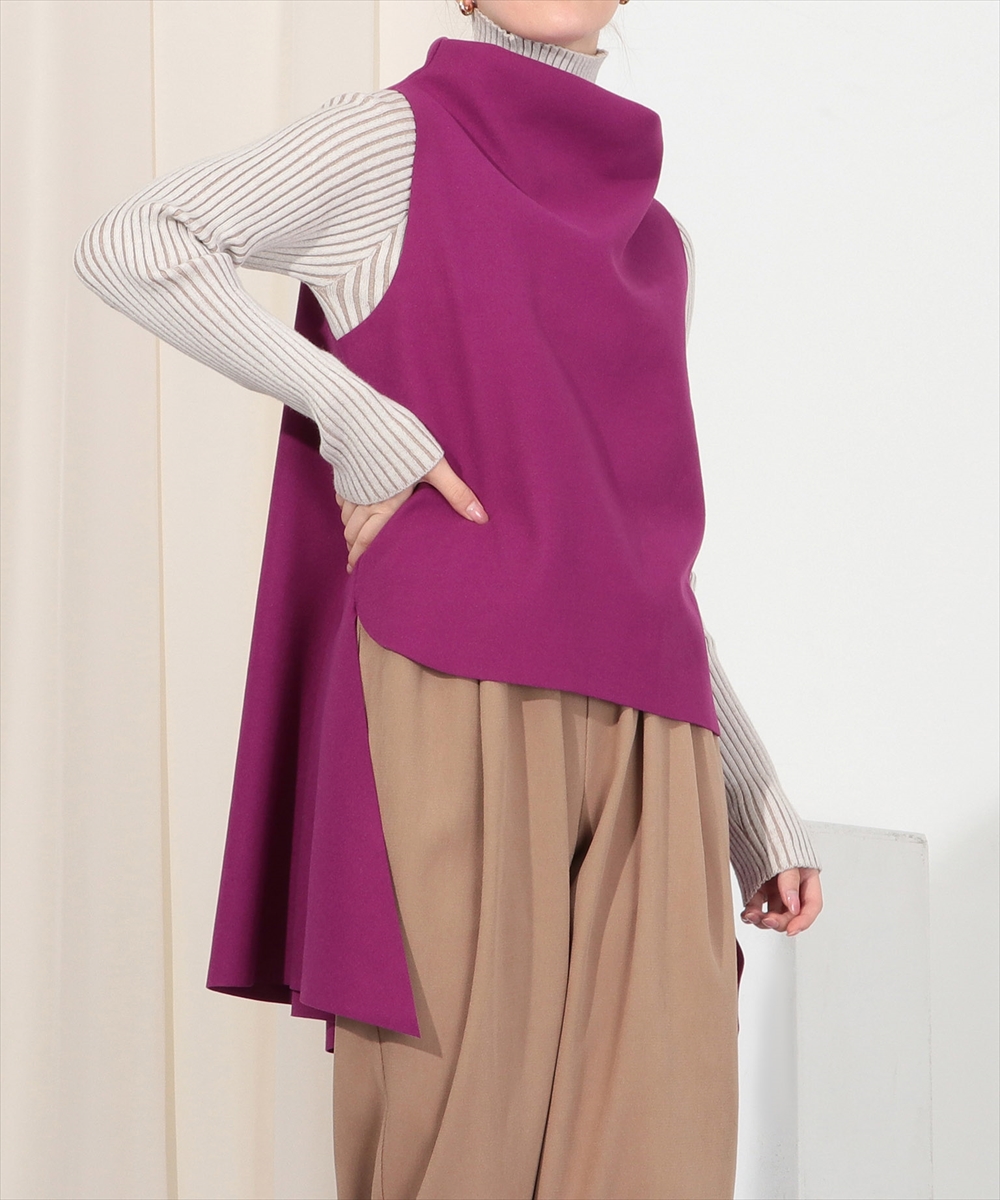 settimissimo＊ボトルネックデザインプルオーバージレ