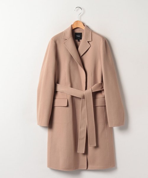theory コート コート LUXE NEW DIVIDE BELT COAT