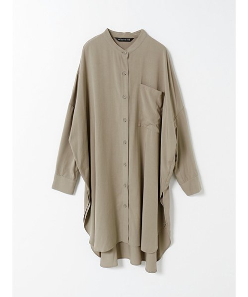 mizuiro ind R/Tスタンドカラーシャツ 