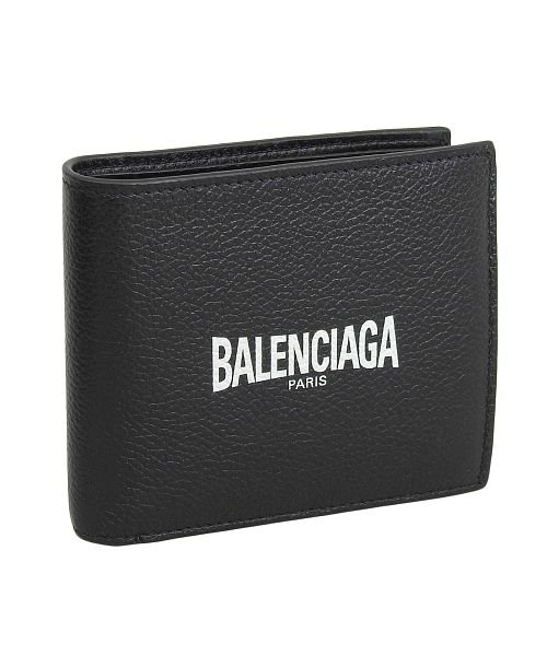 BALENCIAGA(バレンシアガ)/BALENCIAGA バレンシアガ 二つ折り財布/ブラック